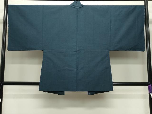 平和屋着物●男性 紬 アンサンブル 霞文 褐返色 正絹 逸品 未使用 CABA9841gh