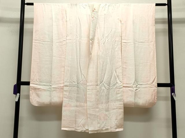 平和屋着物○振袖用長襦袢 無双仕立て 流水亀甲花地紋 暈し染め