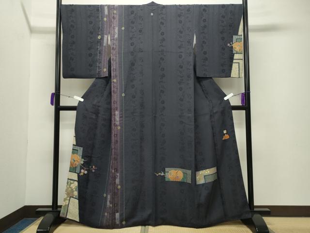 平和屋着物○訪問着 作家物 辻が花 絞り 金彩 正絹 逸品 CABA9941gh