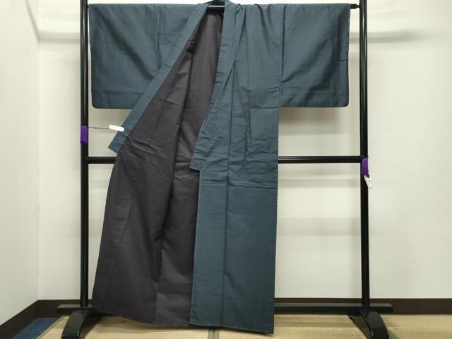 平和屋着物●男性 本場大島紬 アンサンブル・長襦袢セット 80亀甲 総詰め 正絹 逸品 CABB0060gh