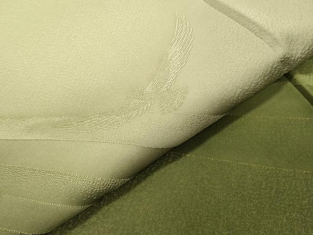 平和屋着物●染色作家 斉藤三才 訪問着 三才鳥 暈し染め 正絹 逸品 CABB0084gh