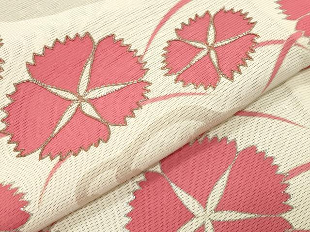 平和屋着物*夏物 訪問着 絽 駒刺繍 立波花文 銀彩 正絹 逸品 未使用 CABB0127gh