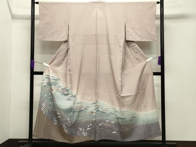 平和屋着物*夏物 色留袖 絽 人物風景文 暈し染め 正絹 逸品 CABB0138gh