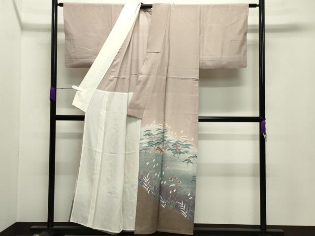 平和屋着物*夏物 色留袖 絽 人物風景文 暈し染め 正絹 逸品 CABB0138gh