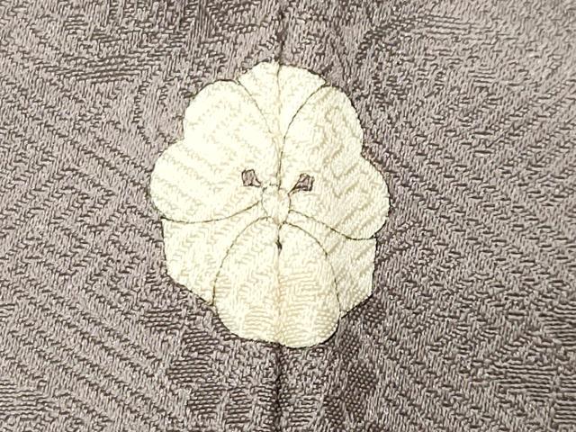 平和屋着物●訪問着 刺繍 絞り 地紙重ね花文 金彩 正絹 逸品 CABB0179gh