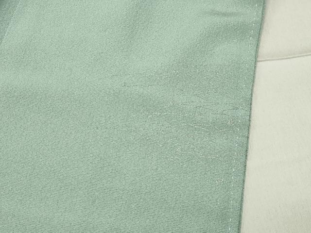 平和屋着物●松尾光琳 色留袖 花うさぎ 銀彩 鬼しぼ縮緬 正絹 逸品 CABB0239gh