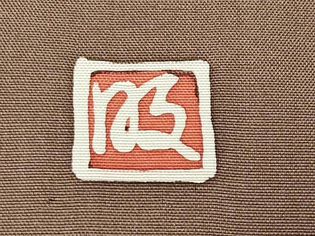 平和屋着物●訪問着 白山紬 友禅 作家物 枝梅花文 正絹 逸品 CABB0319gh