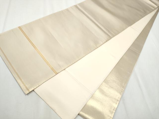 平和屋着物●西陣 川島織物 太鼓柄袋帯 総刺繍 駒刺繍 流水飛鶴文 金銀糸 正絹 逸品 CABB0744hy