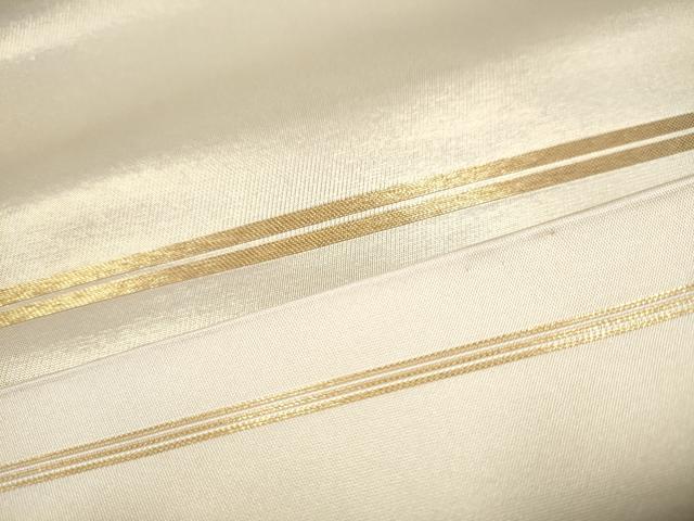 平和屋着物●西陣 川島織物 太鼓柄袋帯 総刺繍 駒刺繍 流水飛鶴文 金銀糸 正絹 逸品 CABB0744hy