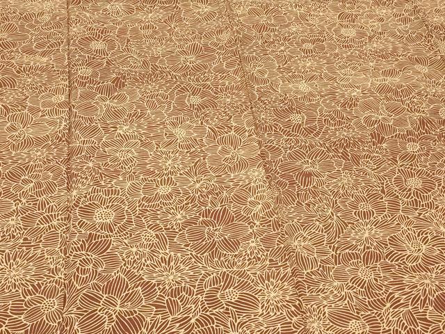 平和屋着物■上質な小紋 花づくし 正絹 逸品 CABB1420in