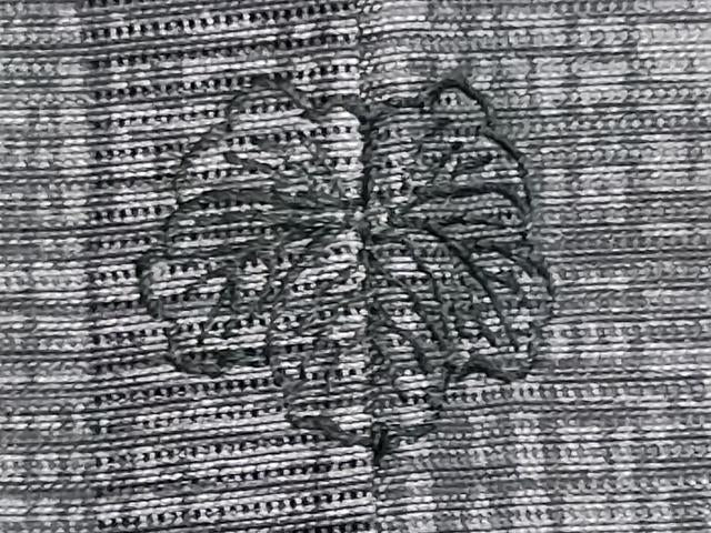 平和屋着物*夏物 訪問着 絽 刺繍 草花文 金糸 正絹 逸品 CABB1714ou