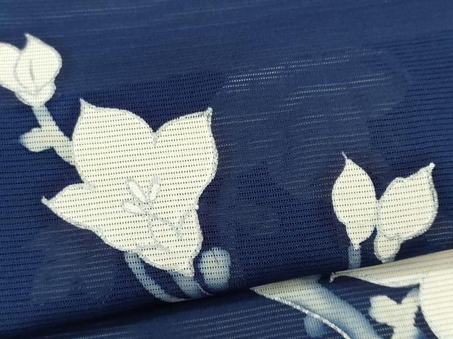 平和屋着物*夏物 訪問着 絽 枝花文 正絹 逸品 CABB1717ou