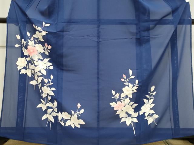 平和屋着物*夏物 訪問着 絽 枝花文 正絹 逸品 未使用 CABB1719ou