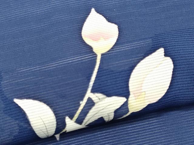 平和屋着物*夏物 訪問着 絽 枝花文 正絹 逸品 未使用 CABB1719ou