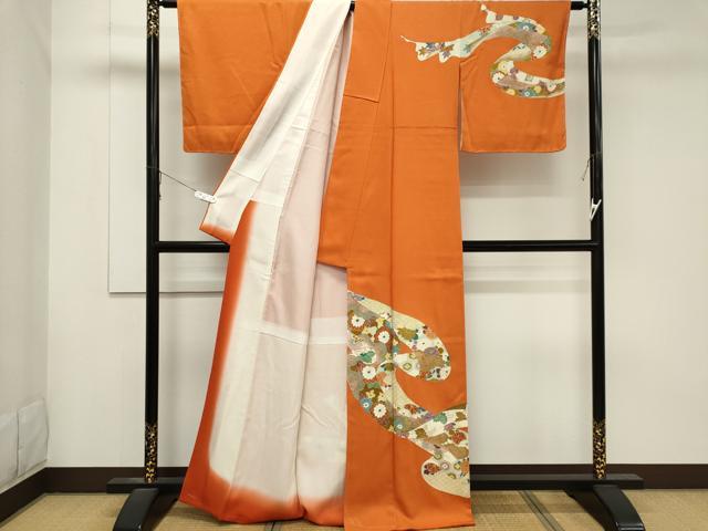 平和屋着物■訪問着 吉祥花文 金彩 正絹 逸品 CABB1760ou