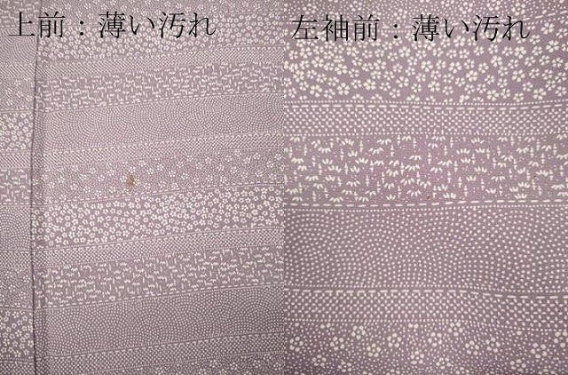 平和屋着物■江戸小紋 作家物 横段花文 正絹 逸品 CABB1810ou