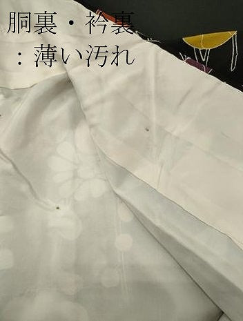 平和屋着物■上質な小紋 枝花文 黒地 正絹 逸品 CABB1831ou
