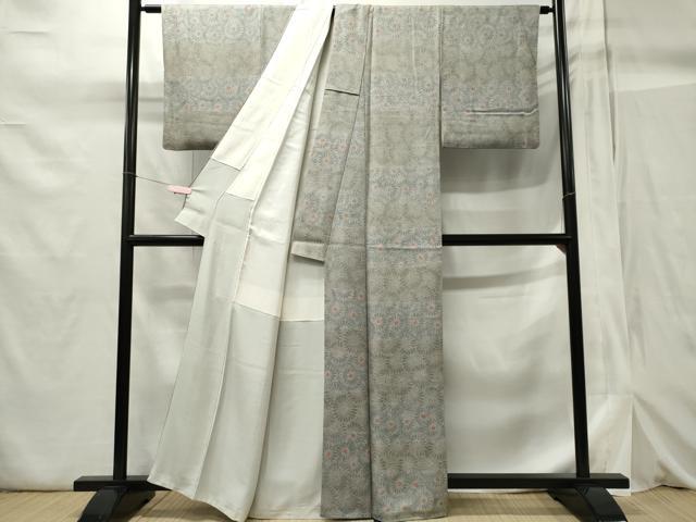 平和屋着物■上質な小紋 花尽くし 正絹 逸品 CABB1943ou