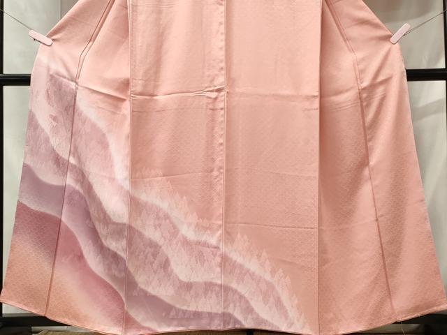 平和屋着物■訪問着 道長樹林文 暈し染め 正絹 逸品 CABB1966ou