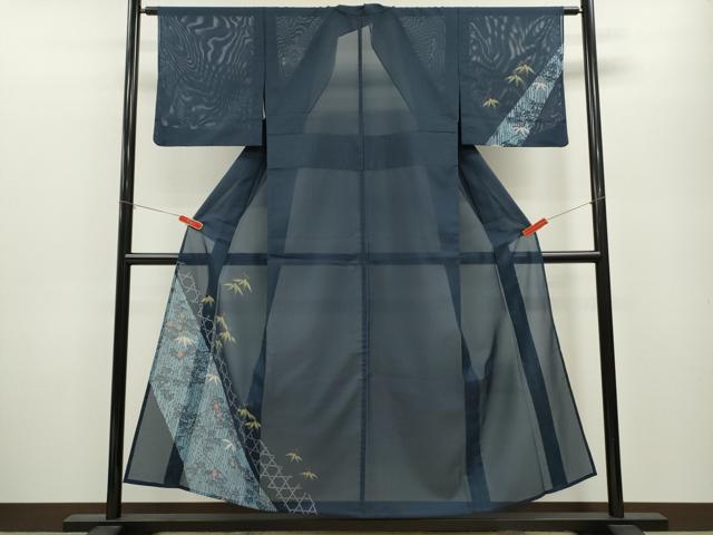 平和屋着物＊夏物　訪問着　絽　網目笹文　洗える着物　CABB2095ze 平和屋着物＊夏物 訪問着 絽 網目笹文 洗える着物 CABB2095ze