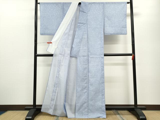 平和屋着物*夏物 小紋 絽 草花文 高島屋扱い 洗える着物 CABB2098ze