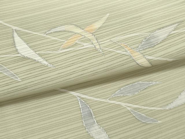 平和屋着物*夏物 訪問着 変わり絽 枝垂れ柳文 暈し染め 銀彩 洗える着物 CABB2184ze
