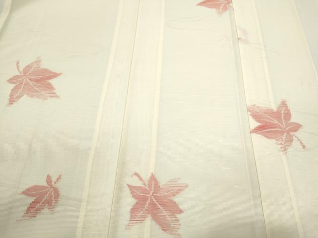 平和屋着物*夏物 訪問着 絽 楓文 正絹 逸品 未使用 CABB2269ze