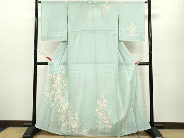 平和屋着物*夏物 訪問着 絽 枝花文 金彩 正絹 逸品 CABB2270ze