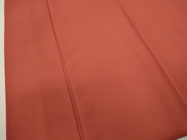 平和屋着物*夏物 色無地 絽 赤丹色 正絹 逸品 CABB2296ze