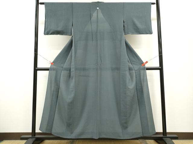 平和屋着物*夏物 色無地 絽縮緬 羊羹色 正絹 逸品 CABB2302ze