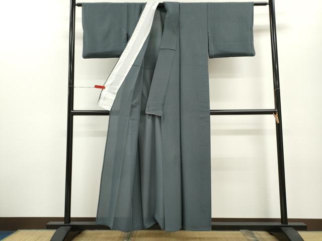 平和屋着物*夏物 色無地 絽縮緬 羊羹色 正絹 逸品 CABB2302ze