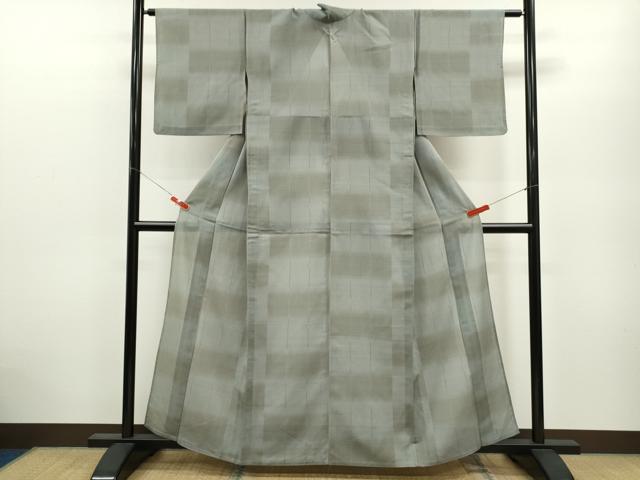平和屋着物*夏物 明石縮 吉祥文 正絹 逸品 CABB2380ze