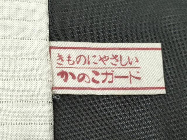 平和屋着物*夏物 訪問着 手描き 鈴蘭 黒地 金銀彩 正絹 逸品 CABB2397ze