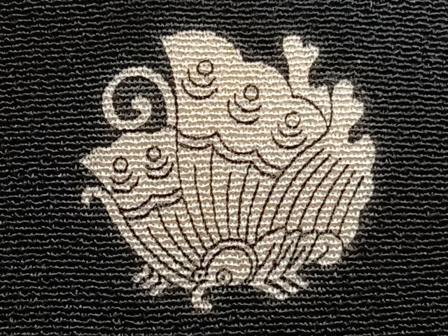 平和屋着物■豪華黒留袖 駒刺繍 立波文 金彩 正絹 逸品 CABB2577xi