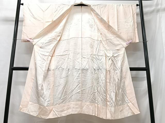 平和屋着物■長襦袢 無双仕立て 鼓地紋 正絹 逸品 CABB3134xe