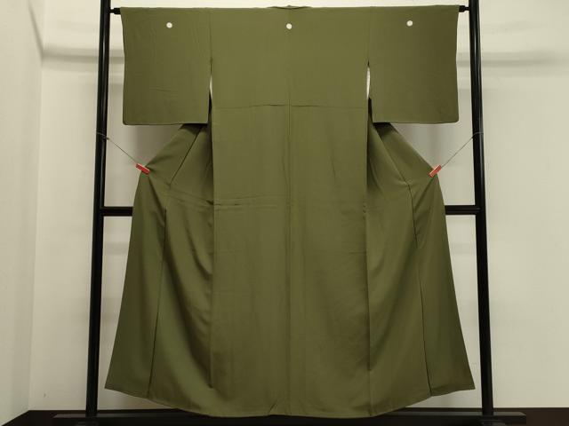 平和屋着物■上質な色無地 岩井茶色 正絹 逸品 CABB3372oy