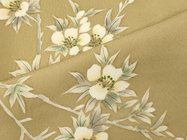 平和屋着物■訪問着 枝花文 正絹 逸品 CABB3530oy