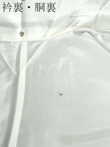 平和屋着物●本場大島紬 人物横段壁画花唐草文 正絹 逸品 CABB4021yc