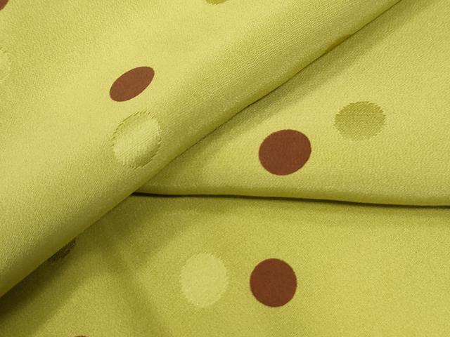 平和屋着物●長襦袢 無双仕立て 水玉 正絹 逸品 CABB4097yc