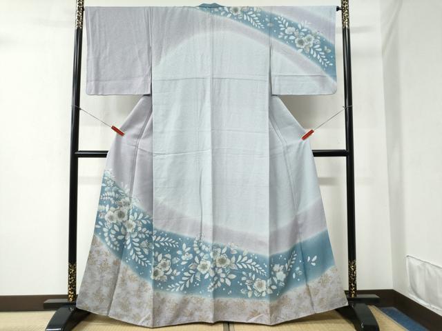 平和屋着物○訪問着 辻が花 暈し染め 金彩 正絹 逸品 CABB4128yc