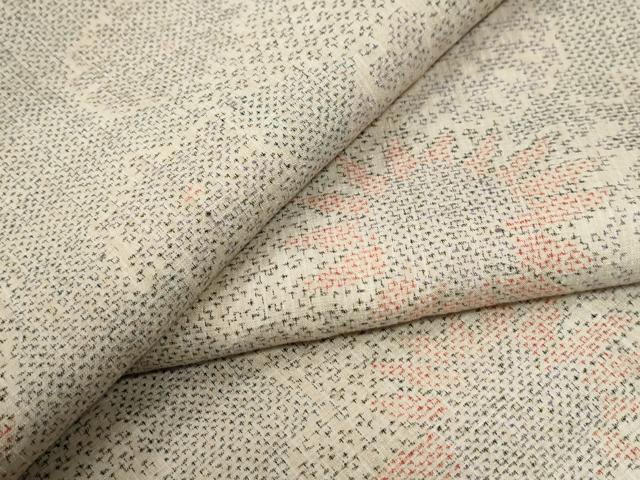 平和屋本店□極上 国指定重要無形文化財 本場久米島紬 道中