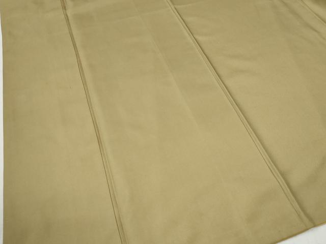 平和屋着物●上質な紬 色無地 桑染色 ロング丈 正絹 逸品 CABB4206yc