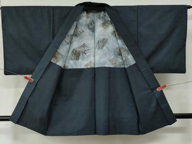 平和屋着物●男性 本場大島紬 アンサンブル 100亀甲 総詰め 正絹 逸品 CABB4333yc