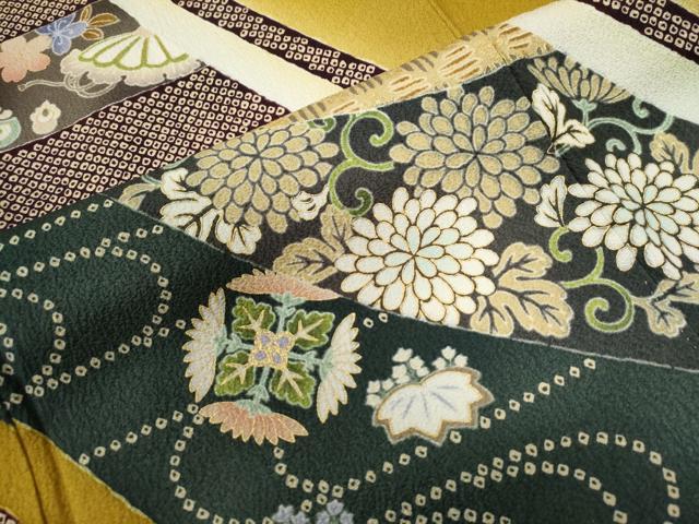 平和屋着物●豪華振袖・長襦袢セット 作家物 駒刺繍 雪輪花唐草文 暈し染め 金彩 正絹 逸品 CABB4382yc