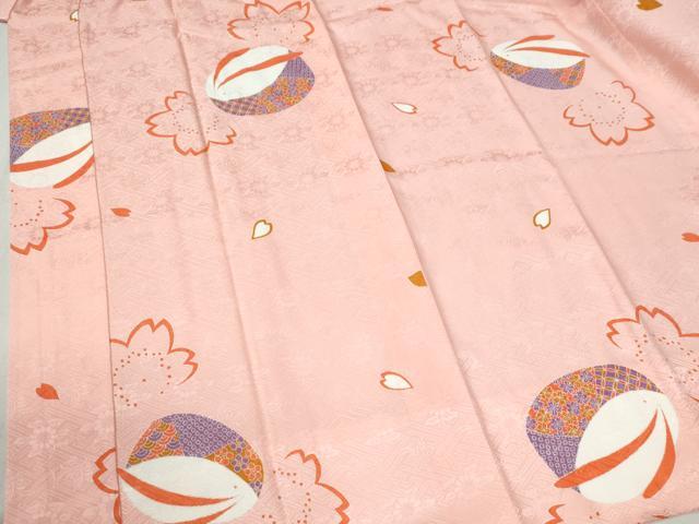 平和屋着物●長襦袢 袷 小谷荘夢作 花兎 半衿刺繍 反端付き 正絹 逸品 未使用 CABB4416yc