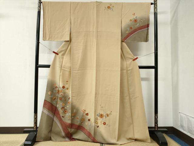 平和屋着物●ファッションデザイナー　HIROKO KOSHINO　コシノヒロコ　訪問着　花唐草文　暈し染め　金彩　正絹　逸品　未使用　CABB4432yc 平和屋着物○ファッションデザイナー HIROKO KOSHINO コシノヒロコ