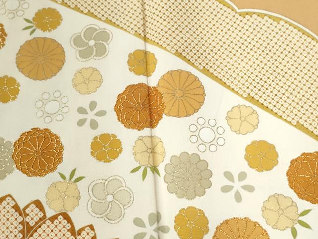 平和屋着物●豪華色留袖 駒刺繍 雪輪舞花文 金彩 正絹 逸品 CABB4433yc