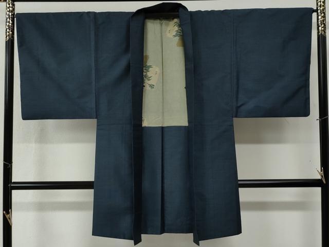 平和屋着物●男性 本場大島紬 アンサンブル 80亀甲 総詰め 正絹 逸品 CABB4478yc