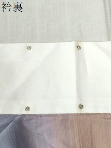 平和屋着物●長襦袢 無双仕立て 霞文 正絹 逸品 CABB4800yc