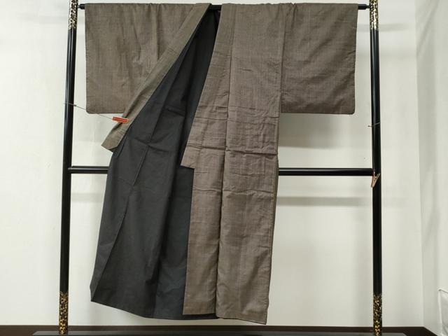 平和屋着物●本場大島紬 160亀甲 総詰め 正絹 逸品 CABB4575yc